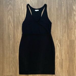 Leith Black knit dress , high waisted
